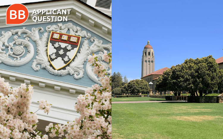 Harvard vs Stanford? Susan Berishaj, CEO of Sia Admissions, outlines the differences between these two prestigious schools © HBS & Stanford GSB via Facebook