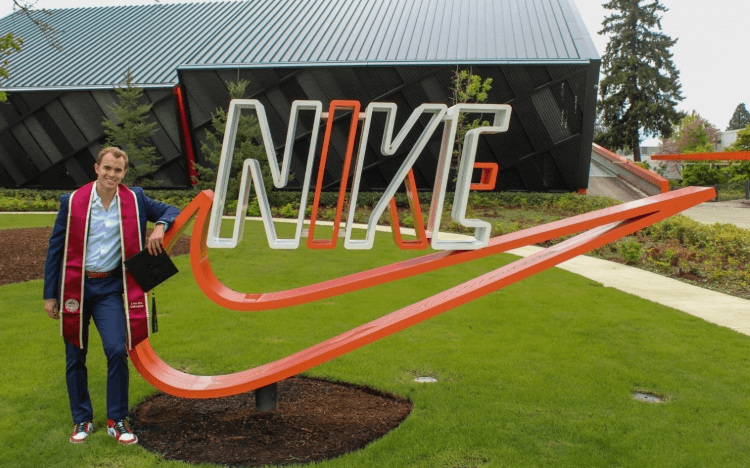 Christian Shepperd landed a Nike job after graduating from Oklahoma University's Price College of Business MBA