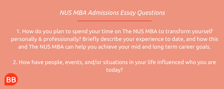 nus mba essay questions 2022