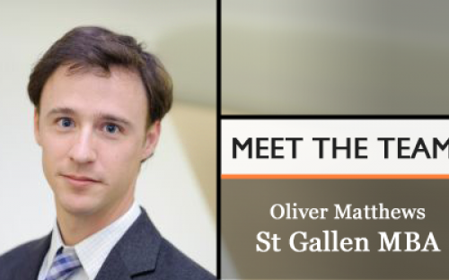 Meet The Team Oliver Matthews St Gallen Mba