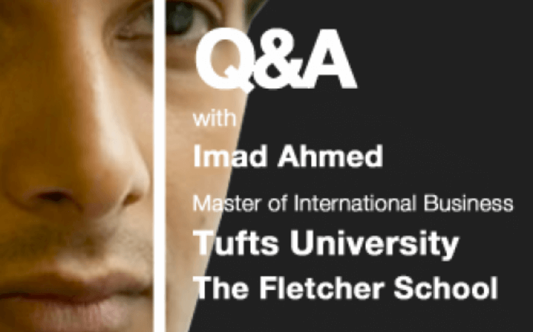 Imad Ahmed hopes to create jobs in Pakistan one day