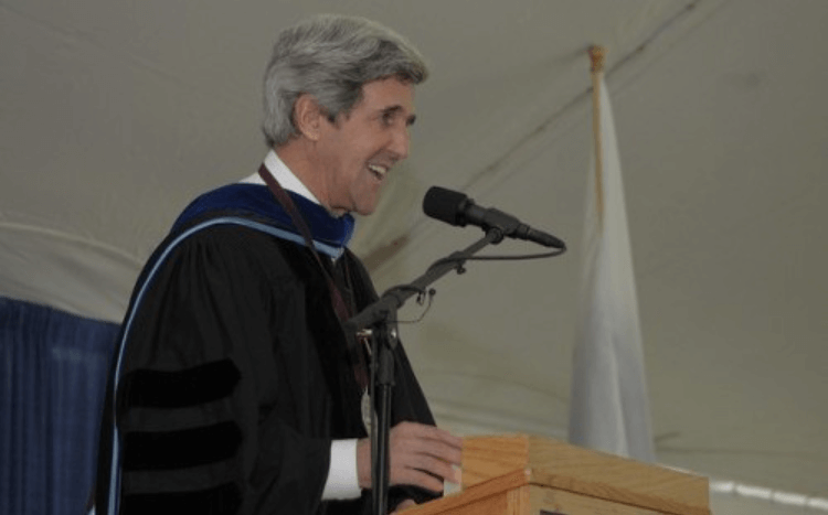 Senator John Kerry said technological innovations have brought new complexity to the foreign policy landscape.