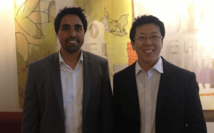 Vincent Choi and Sanjay Kaler, Cranfield MBAs who launched Yniche