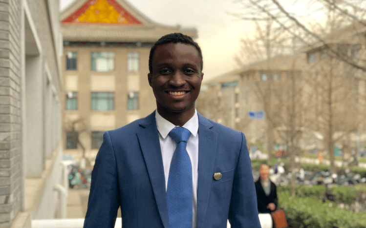 Peking University Guanghua grad Aminu studied an MBA in China and has now launched his own startup