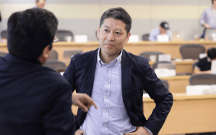 Minoru Kosaka embarked on a master's in global finance to update his know-how ©Minoru Kosaka 