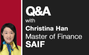 Q&A with Christina Han, from Shanghai Advanced Institute of Finance