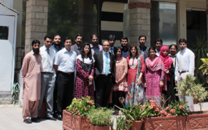 Muhammad Irfan Farid and his colleagues at CHIP Training & Consulting (Pvt) Ltd. (CTC)