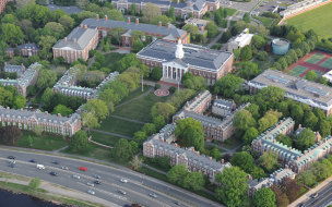 Harvard Business School, one of the most desirable MBA colleges, seen from the air ©Gren Hren for Harvard Business School