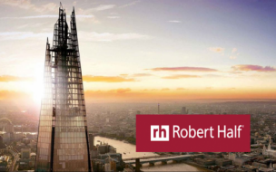Robert Half is based in London's The Shard, Europe's tallest building