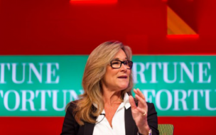 Angela Ahrendts, Chief Executive of Burberry, is one of a handful of FTSE female business leaders