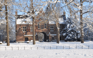 The Gate House, entry to the Nyenrode winter wonderland...